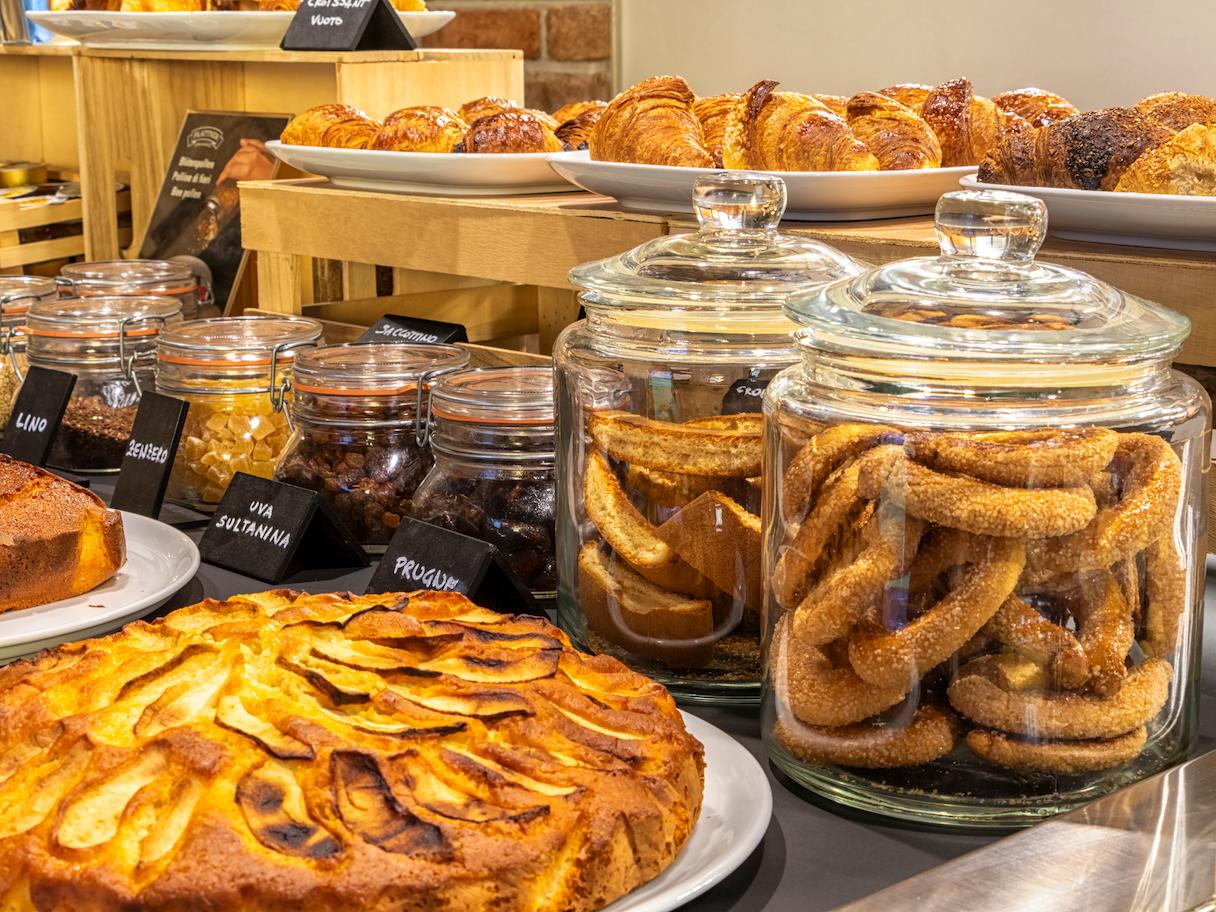 Dolci per la colazione presso l'Hotel Napoleon