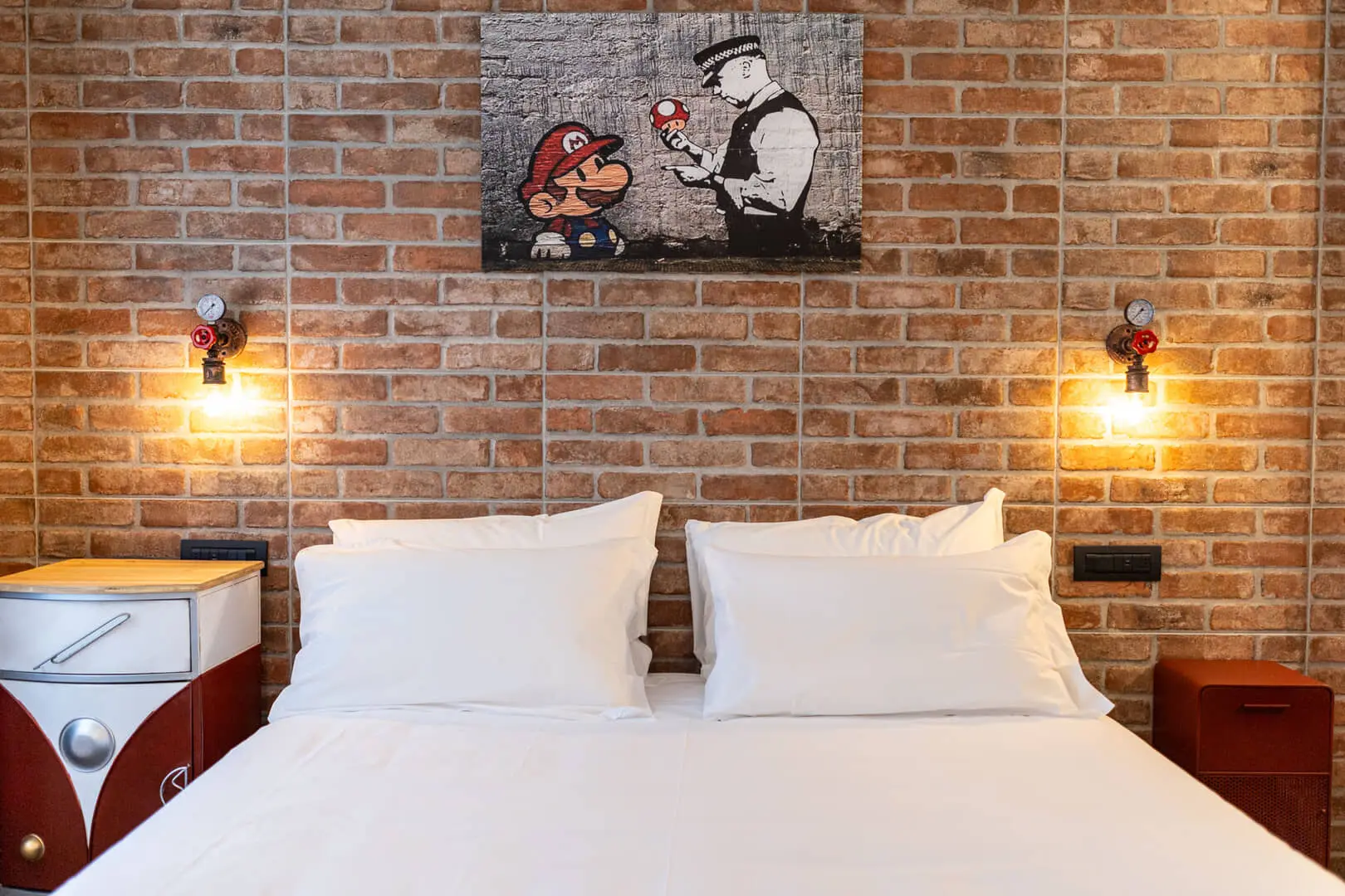 Camera-da-letto-con-arte-urbana